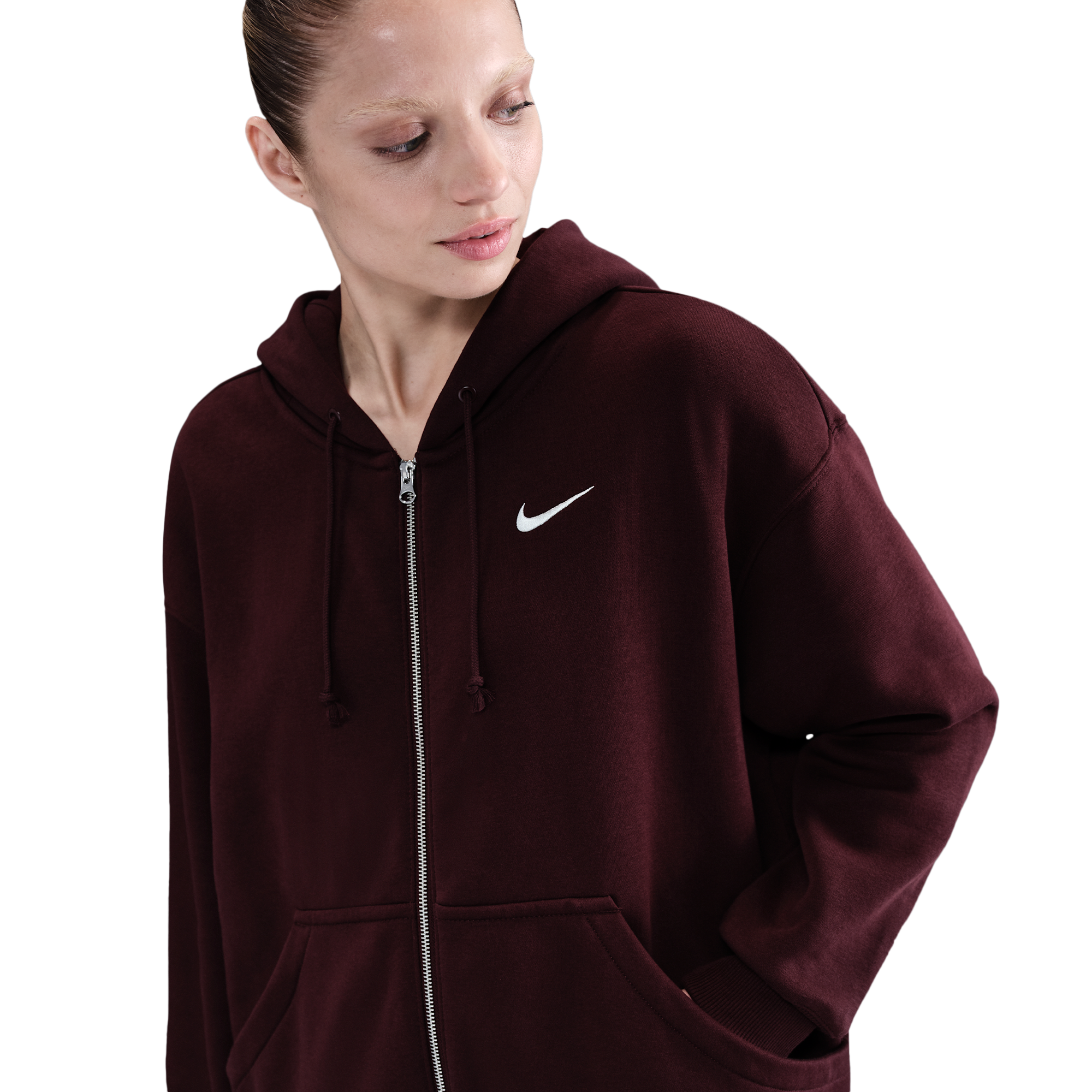 Nike Phoenix Fleece Long Sleeve Full-Zip - Women's | Foot Locker