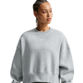 Nike NSW Style Fleece Crew OOS - Nike Heather/Pure Platinum Sail