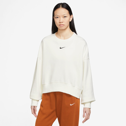 Nike sweatshirts women's white hotsell