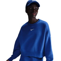 Women's - Nike NSW Style Fleece Crew OOS - Game Royal/Sail