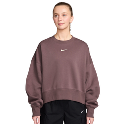 Women's - Nike NSW Style Fleece Crew OOS - Tattoo/Sail