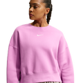 Nike NSW Style Fleece Crew OOS - Nike Sail/Lt Magenta