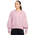 Nike NSW Style Fleece Crew OOS - Women's Sail/Pink Foam