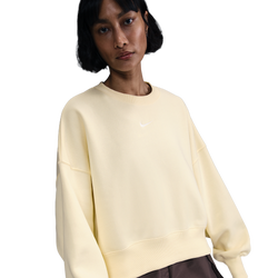Women's - Nike NSW Style Fleece Crew OOS - Sail/Alabaster