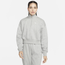 Nike Style Fleece Crop Quarter Zip - Women's Gray