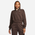 Nike Style Fleece Crop Quarter-Zip - Women's Sail/Baroque Brown