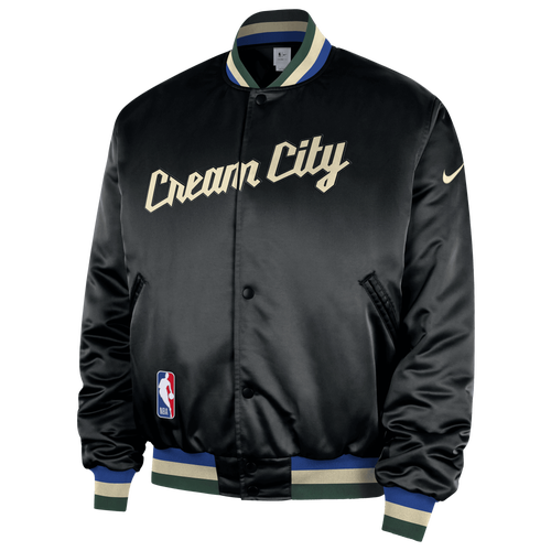 MENS - Nike Bucks Premium City Edition Jacket - Multi/Black