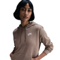 Nike NSW Club Fleece PO Hoodie - Nike Mink Brown/Heather White