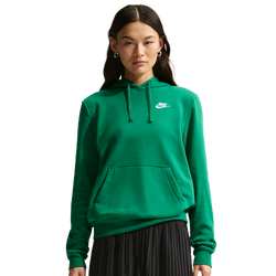 Women's - Nike NSW Club Fleece PO Hoodie - White/Malachite
