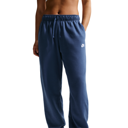  - Nike NSW Club Fleece MR Pants - Mystic Navy/White