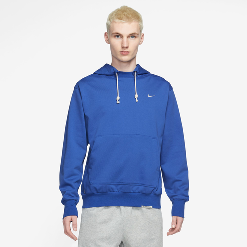 Nike Men's Standard Issue Dri-fit Pullover Basketball Hoodie In Game Royal/pale Ivory