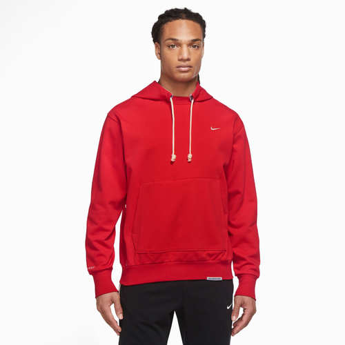

Nike Mens Nike Dri-FIT Standard Issue Pullover Hoodie - Mens Pale Ivory/University Red Size L
