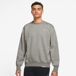 Men's - Nike Dri-FIT Standard Issue Crew - Dark Grey/Pale Ivory