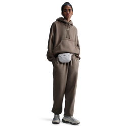 Women's - Nike PHNX Fleece OS Pullover Hoodie - Mink Brown/Sail