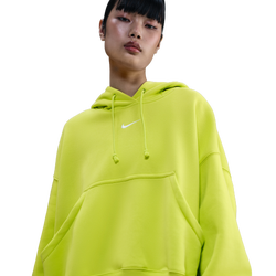 Women's - Nike PHNX Fleece OS Pullover Hoodie - Cyber/Sail