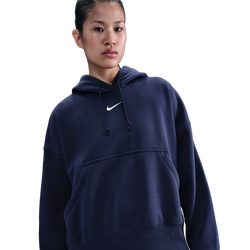 Women's - Nike PHNX Fleece OS Pullover Hoodie - Midnight Navy/Sail