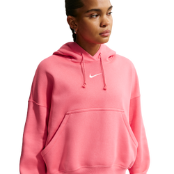 Women's - Nike PHNX Fleece OS Pullover Hoodie - Sea Coral/Sail
