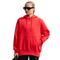 Nike Phoenix Fleece OS Pullover Hoodie - Nike Sail/Lt Crimson