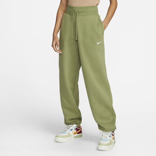 

Nike Womens Nike Style Fleece High Rise Pants - Womens Alligator/Sail Size M