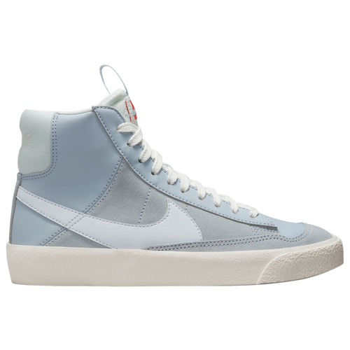 Nike Big Kids' Blazer Mid '77 Se Dance Casual Shoes In Blue Whisper/sail/black/football Grey