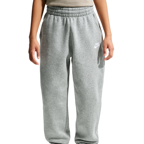 Nike NSW Club Fleece Loose Pants - Nike White/Dark Grey Heather