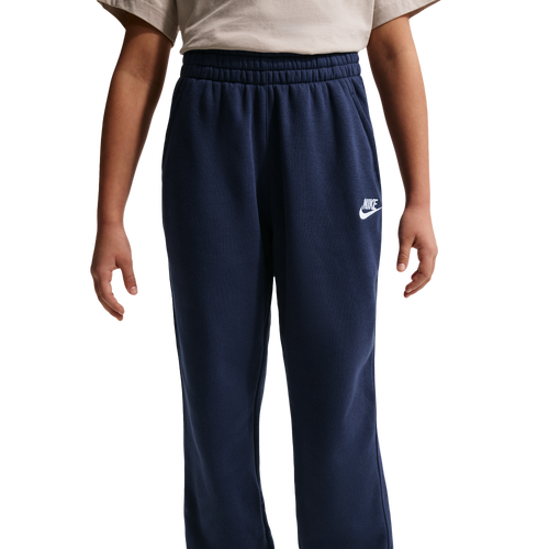 Nike NSW Club Fleece Loose Pants - Nike Midnight Navy/White