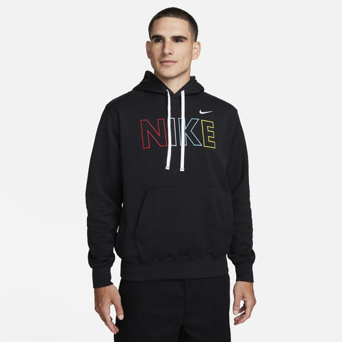 

Nike Mens Nike NSW Club Pullover Hoodie - Mens Multi Color/Black Size XXL