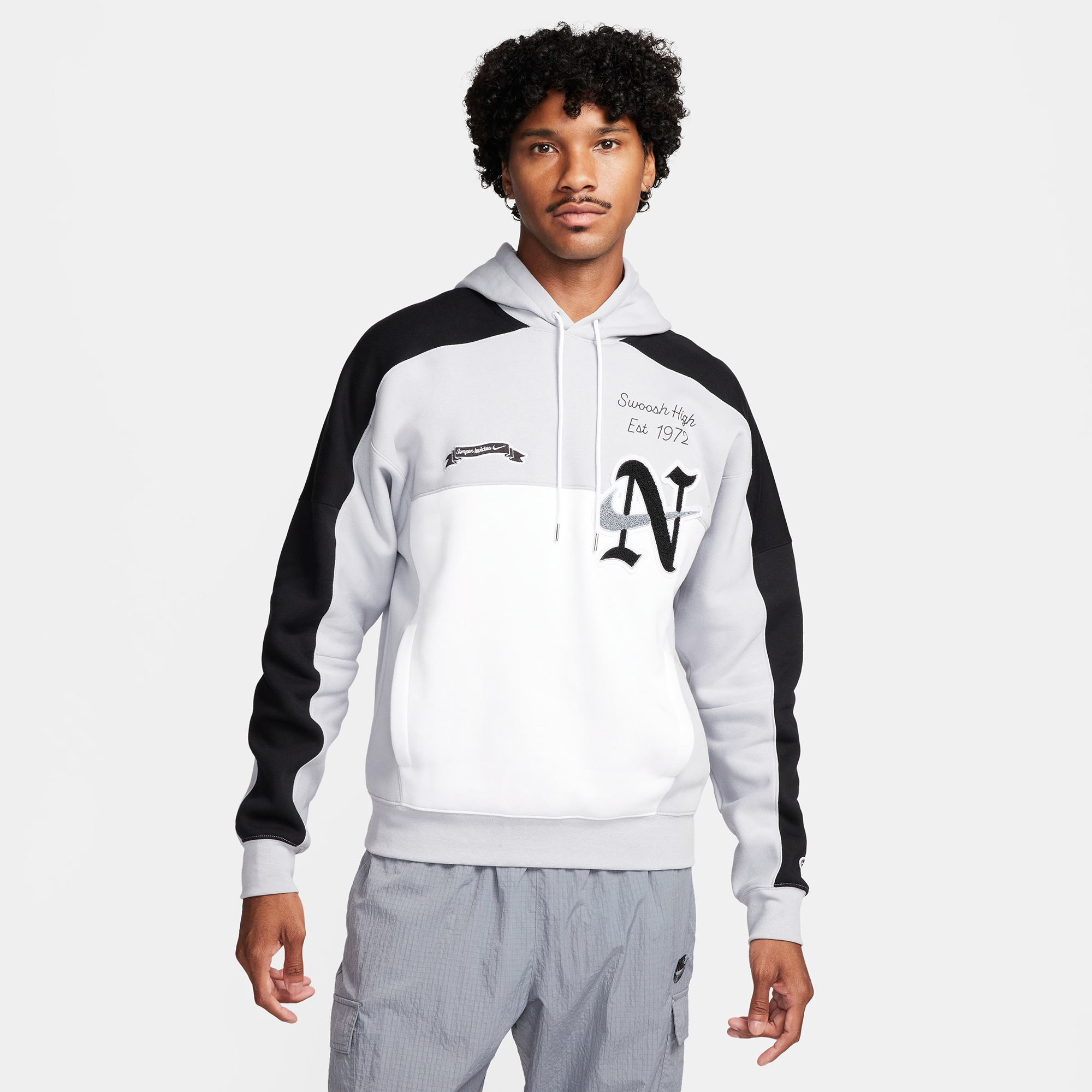 Nike Men's Sportswear Club Fleece Swoosh High Hoodie