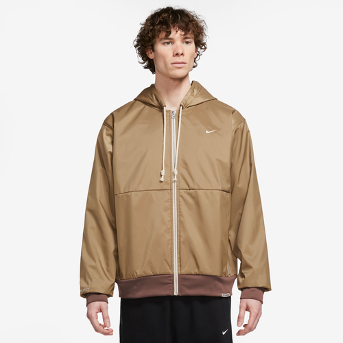 

Nike Mens Nike TF Standard Issue Full-Zip Hoodie - Mens Brown/Beige Size L