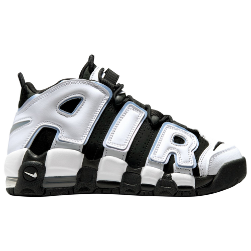 

Nike Boys Nike Air More Uptempo - Boys' Grade School Basketball Shoes White/Black/Cobalt Bliss Size 04.5