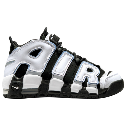 

Boys Nike Nike Air More Uptempo - Boys' Grade School Basketball Shoe White/Black/Cobalt Bliss Size 05.5