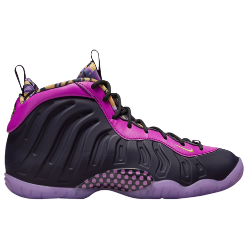 

Boys Nike Nike Little Posite One - Boys' Grade School Shoe Gold/Purple Size 04.5