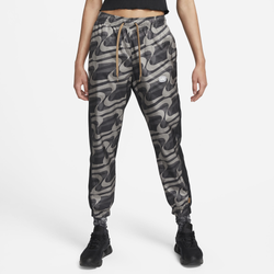 Women's - Nike NSW Icon Clash Woven AOP Pants - Black