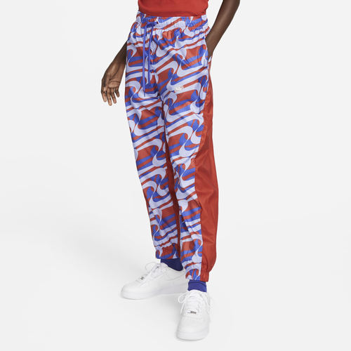 

Nike Womens Nike NSW Icon Clash Woven AOP Pants - Womens Cinnabar Size L