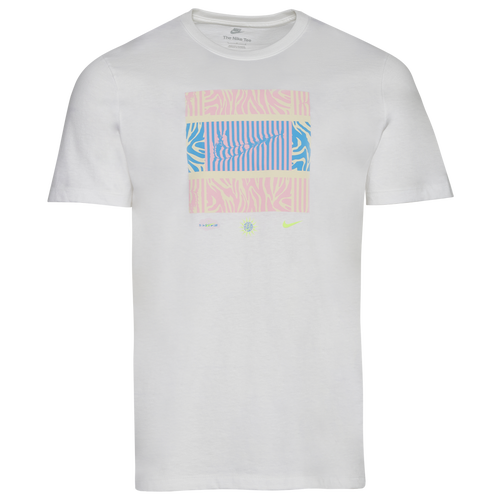 

Nike Mens Nike Trip Safari T-Shirt - Mens White/Pink Size XL