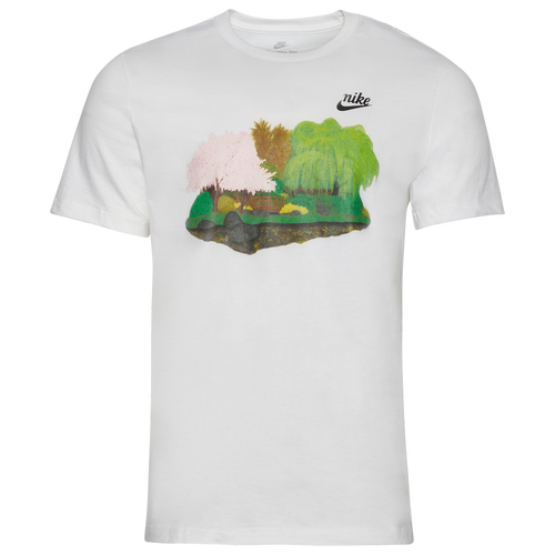 

Nike Mens Nike Cherry Blossom T-Shirt - Mens White/Pink Size XL
