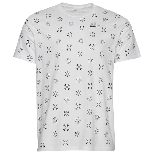 

Nike Mens Nike Monogram 23 All Over Print T-Shirt - Mens White/Black Size XXL