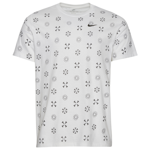 

Nike Mens Nike Monogram 23 All Over Print T-Shirt - Mens White/Black Size XS