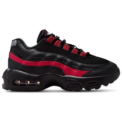 Boys' Preschool - Nike Air Max 95 Recraft - Black/Team Crimson/Wolf Grey