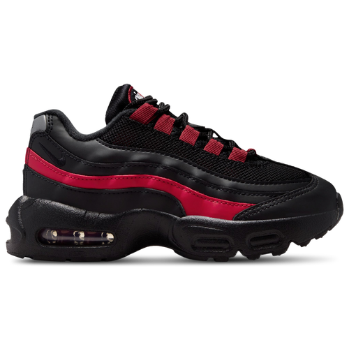 BOYS - Nike Air Max 95 Recraft - Black/Team Crimson Wolf Grey