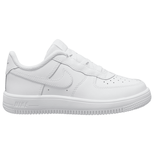 

Boys Preschool Nike Nike Force 1 Low - Boys' Preschool Basketball Shoe White/White/White Size 12.0