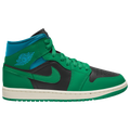 Jordan AJ 1 Mid - Jordan Aquatone/Lucky Green Black