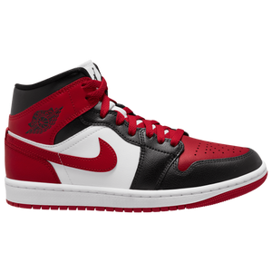 Jordan Retro 1 Black White Red Foot Locker