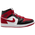 Jordan AJ 1 Mid - Women's Red/White/Black