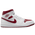 Jordan AJ 1 Mid - Women's White/Red