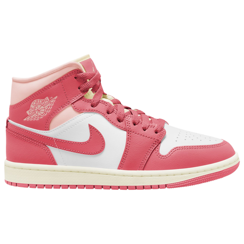 

Jordan Womens Jordan AJ 1 Mid - Womens Basketball Shoes White/Sea Coral/Atmosphere Size 8.5