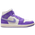 Jordan AJ 1 Mid - Women's Sail/Action Grape/Sky J Light Purple
