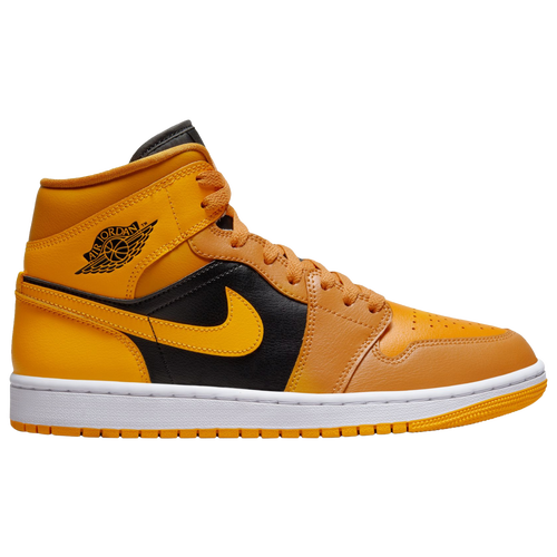 

Jordan Womens Jordan AJ 1 Mid - Womens Basketball Shoes Yellow/Black/White Size 6.0