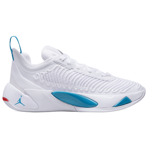 

Jordan Boys Jordan Luka 1 - Boys' Grade School Shoes White/Metalic Silver/Neon Turquoise Size 05.0