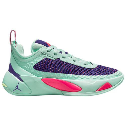 

Boys Jordan Jordan Luka 1 - Boys' Grade School Shoe Mint Foam/Racer Pink/Court Purple Size 06.5